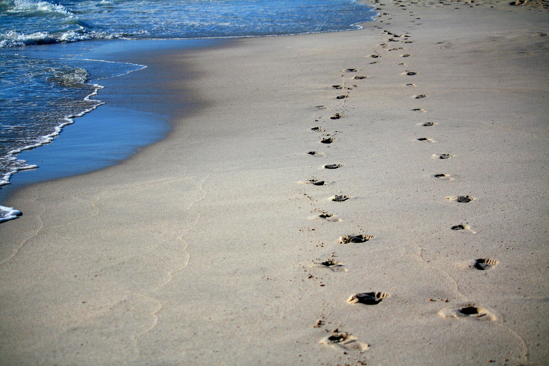 Spuren im Sand, © https://pixabay.com